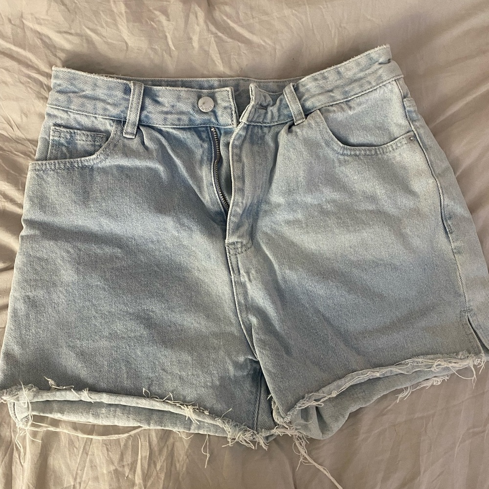 Light Blue Denim Women's Shorts